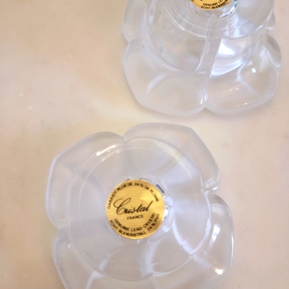 Paul Sébastien crystal candlestick holders - Picture 3 of 5